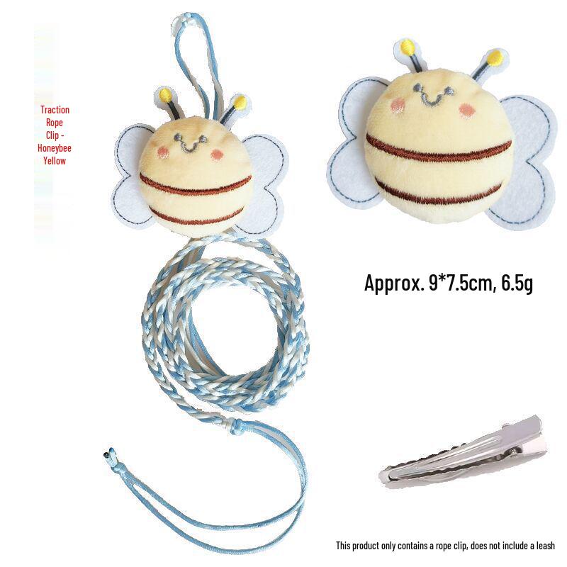 Pet Traction Rope with Bell for Hamsters, Rats, Rabbits, Guinea Pigs, and Squirrels