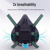 BaoWeiKang KN100 Silicone Dustproof Face Mask for Industrial Sanding, Painting, and Woodworking