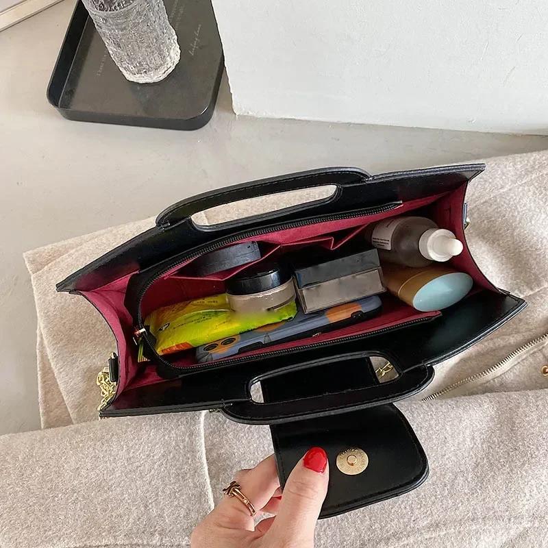 PU Leather Crossbody Bag Flap Women's Bags Adjustable Strap Handbag Ladies Brand Shoulder Bag Fashion Satchel Elegant Clutch Bag