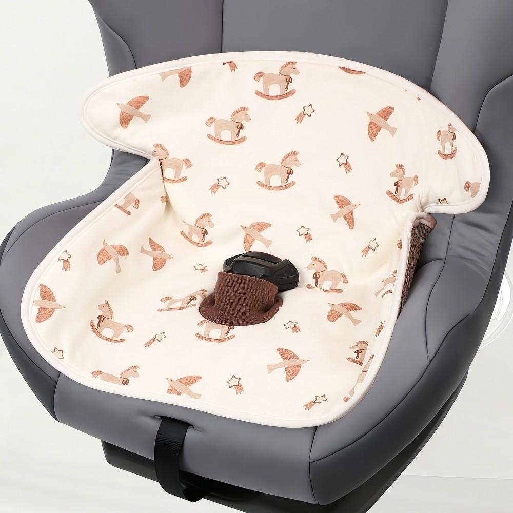 Universal Fit Stroller Cushion Washable Baby Carriage Diaper Pad Cover  Infant Use