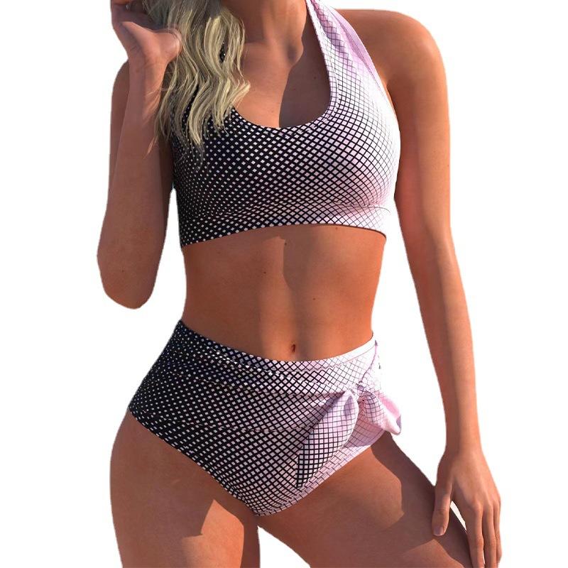 Women's Sexy Casual Resort Style Swimsuit Strap Adjustable Fashion Women's Printed Bikini Swimsuit Set S-6XL