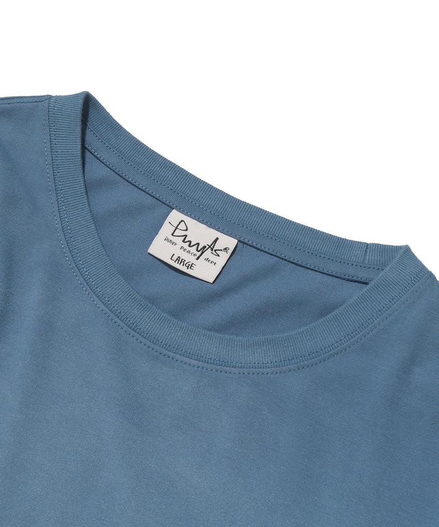 PHYSICAL DEPARTMENT [Cool Cotton] Running Class Long Sleeve_Vintage Blue