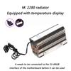 Double Coppers Pipe Cooling System For M.2 2280 SSD With Real Time Temperature Monitoring And Silents Operation
