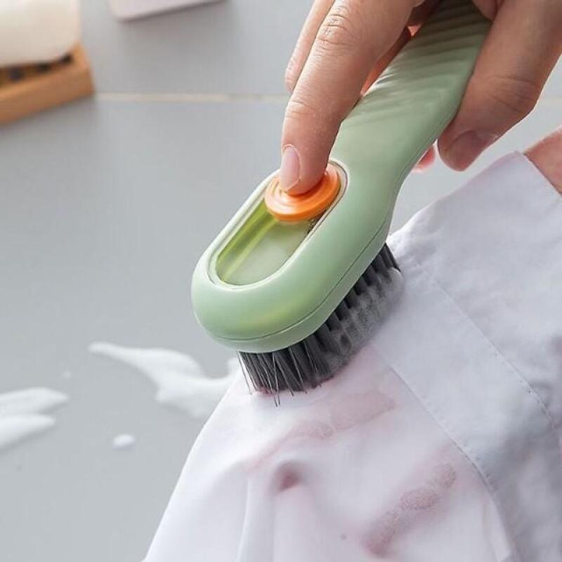 

Щітка для чищення взуття, засіб для чищення взуття та щітка для чищення взуття «все в одному»