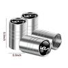 AABIW1 4Pcs Car Wheel Tire Valve Caps Tyre Rim Stem Covers Airdust Waterproof For Kia Rio Sportage Cerato Soul Sorento Picanto Ceed KX5