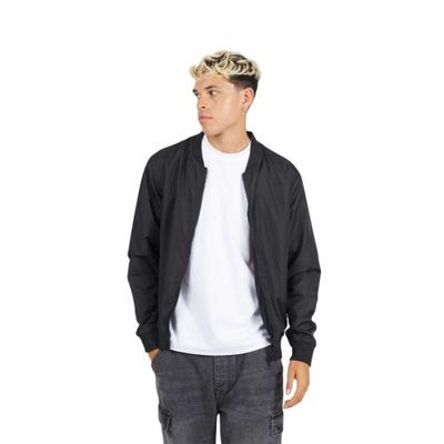 Mens Plain Zip Pocket Bomber Jacket