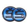 FOR  Car Front Hood Badge Rear Trunk Emblem Replacement Sticker For Skoda Yeti VRIS Rapid Octavia a5 a7 Kodiaq Karoq Kamiq Fabia OO666