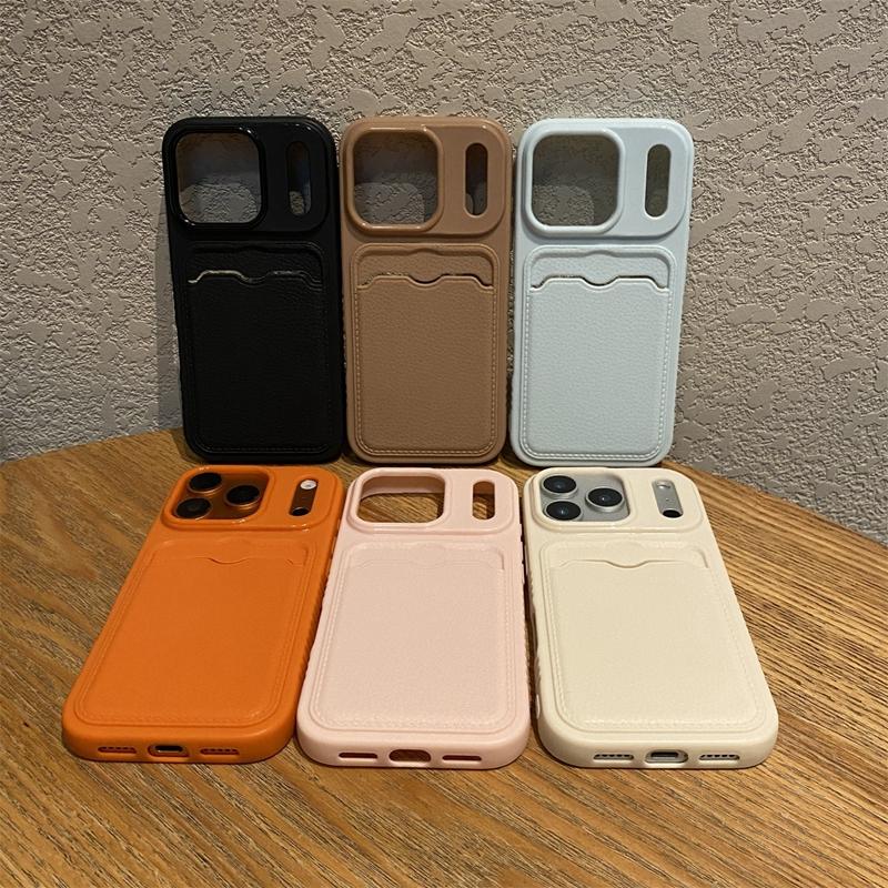 Luxury Shockproof Leather Wallet Phone Case For iPhone 11 12 13 14 15 16 17 Pro Max Plus Soft TPU Bumper Back Cases Cover