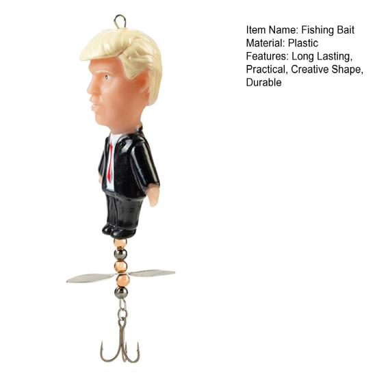 Señuelo de Pesca Giratorio con Anzuelo Triple Resistente al Desgarro Anti-Mordida Diseño Compacto Portátil Señuelo de Lentejuelas para Pesca de Superficie Señuelo Duro