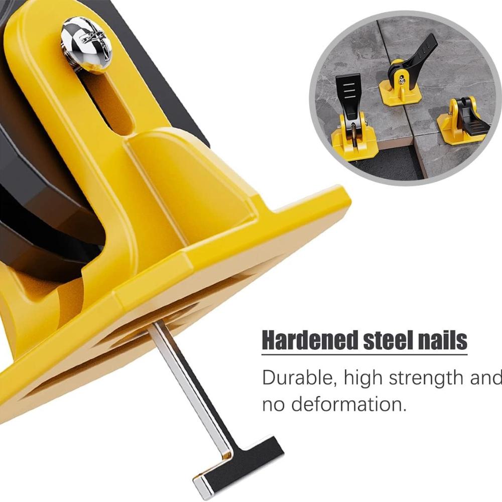 Eummy 50 Pieces Tile Leveling Tile Kit Tile Tile Regulator Reusable Tile Tile Positioning Plastic Artifacts Leveling Fixing Tiles