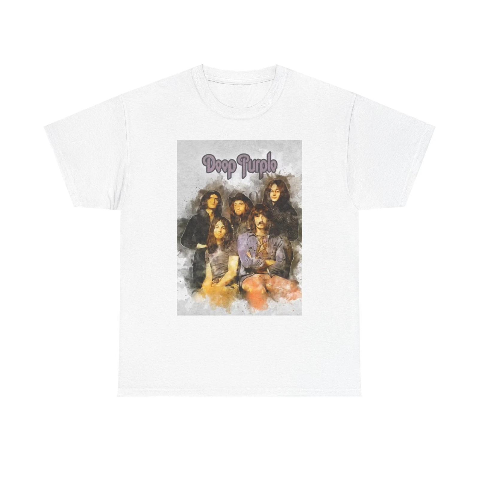 Men s and Women s T-shirts Deep Purple Graphic M