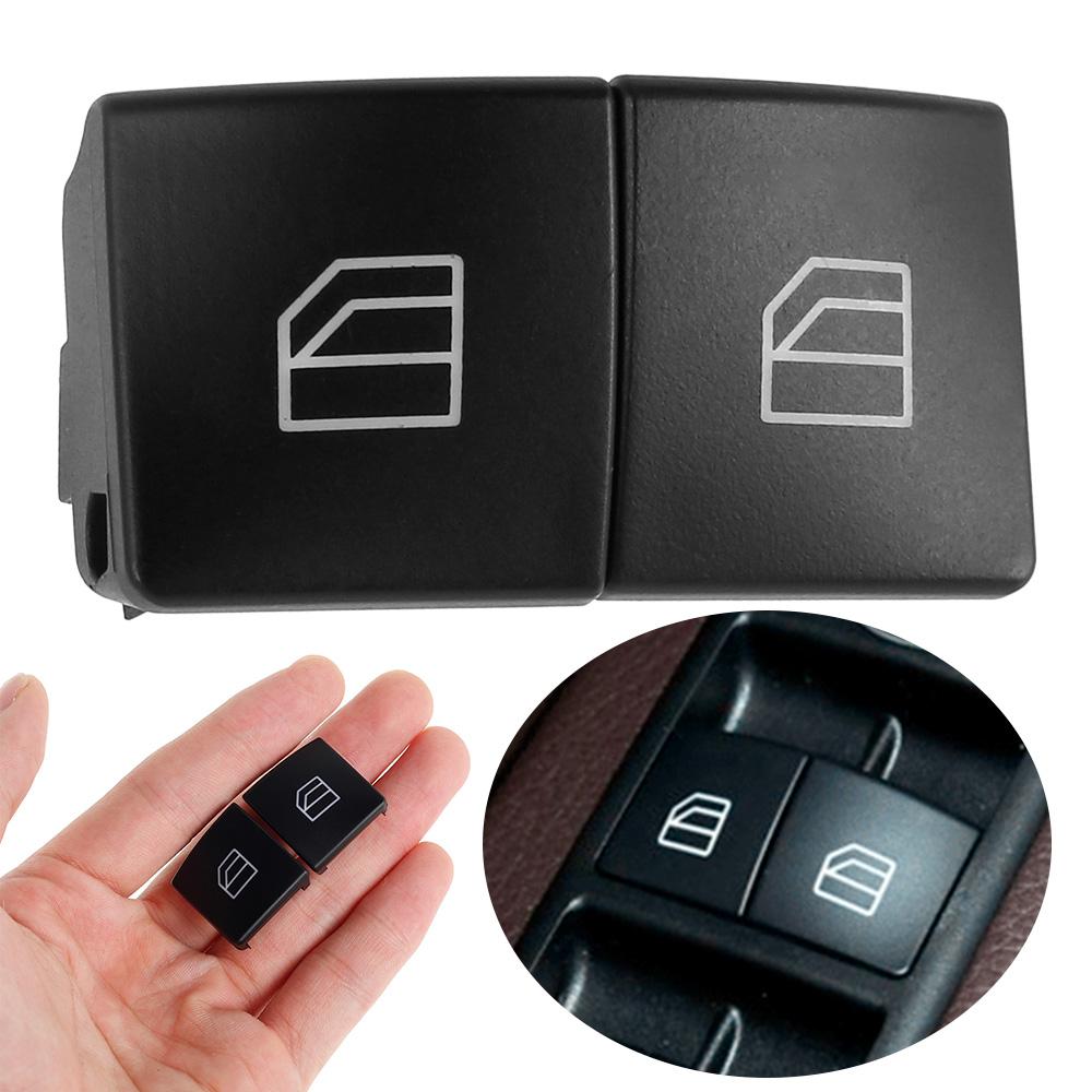 2Pcs Window Switch Button Cover for Mercedes-Benz C-Class (W204) 2008-2012 for Mercedes-Benz E-Class (W212) 2010-2012 Car Parts