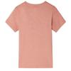 T-shirt enfants à manches courtes orange clair 92/104/116/128/140