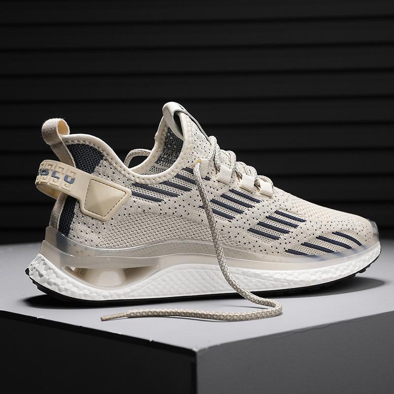 

Мужская обувь 2025 весна и лето новая попкорн повседневная кокосовая сетка дышащая ультралегкая амортизирующая спортивная беговая трендовая обувь 44