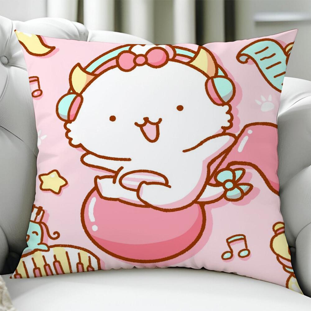 Kawaii GGaopowerroo cushion cover Birthday Anniversary Gifts Double Sided Printed Zipper Cushion Cover Soft Skin Bedding