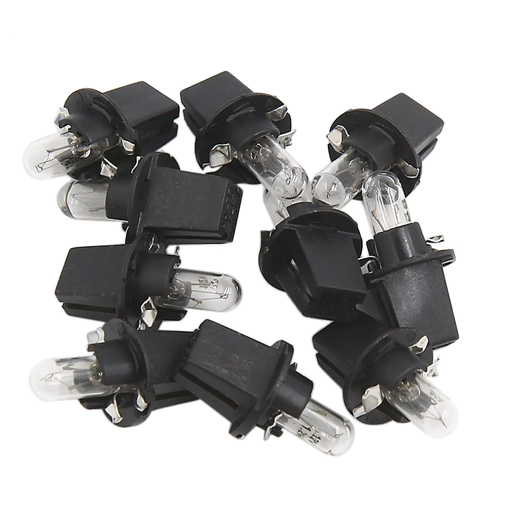 uxcell Automotive Light DC 12V 1.2W T5 74 LED Dashboard чёрный