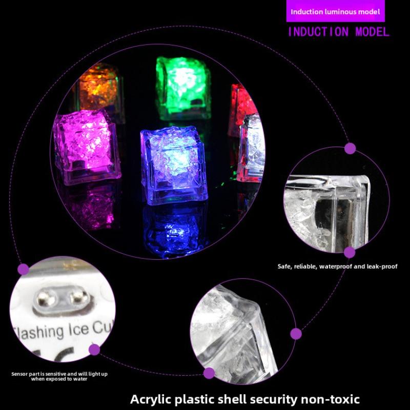 6/12 ks dětská vana LED světelné hračky barevné vodotěsné svítící hračky do vany pro chlapce a dívky kojenecké narozeninové vánoční dárky