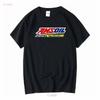 Amsoil Ams Oil Logo Pánské bavlněné tričko Vintage vyprané s grafikou Unisex Prodyšné Pružné Streetwear Móda Měkké