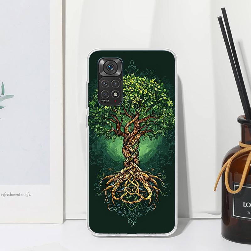 Tree of Life Space Phone Case For Xiaomi Redmi Note 15 13 14S 14 Pro Plus 12S 11S 10S 12 11E 10 11T Art Fundas Back Cover Redmi
