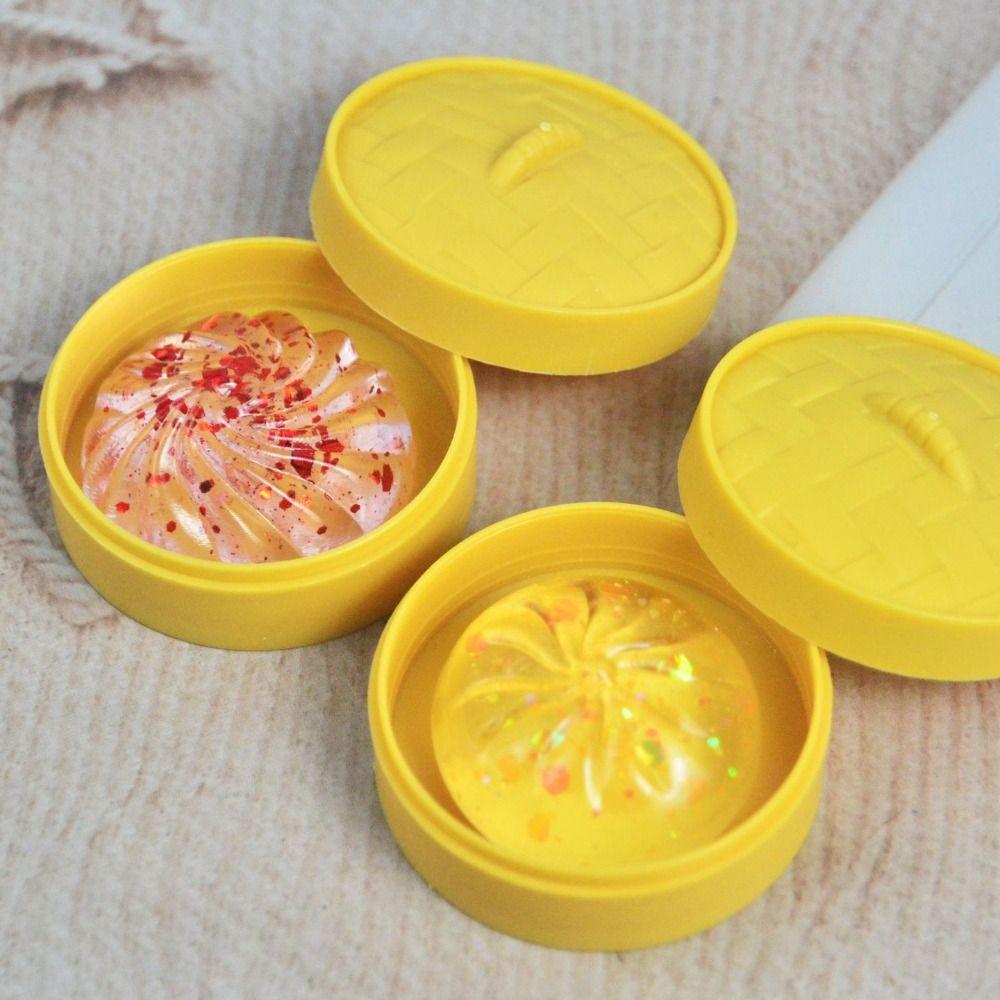 Soft Cute Mini Dumplings Squishy Food Shape Fidget Sensory Toy Squishy Crystal Bun Party Favors