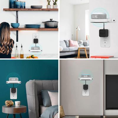 1/2 szt. Stojak ścienny do głośnika dla Echo Dot Gniazdo na głośnik inteligentny Echo Spot Uchwyt do soundbara