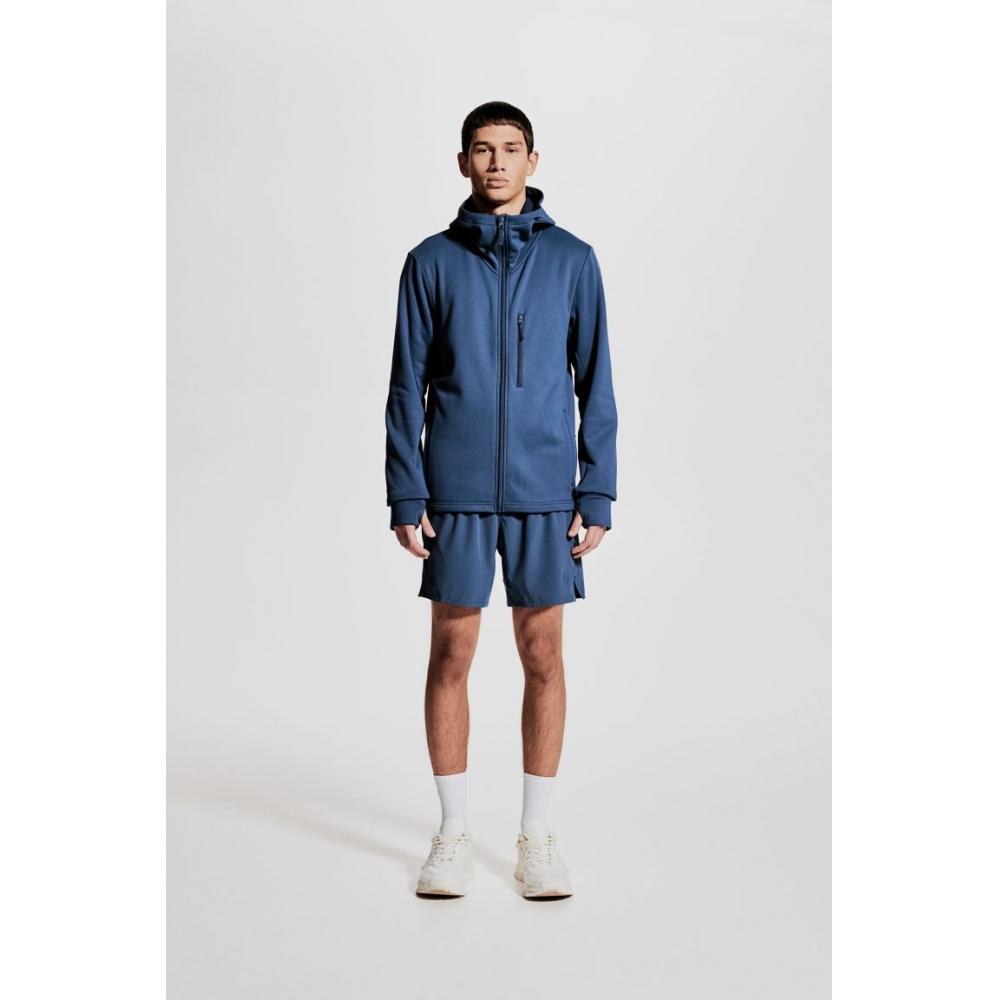 H M Mid Layer Jacket Regular Fit Navy Blue