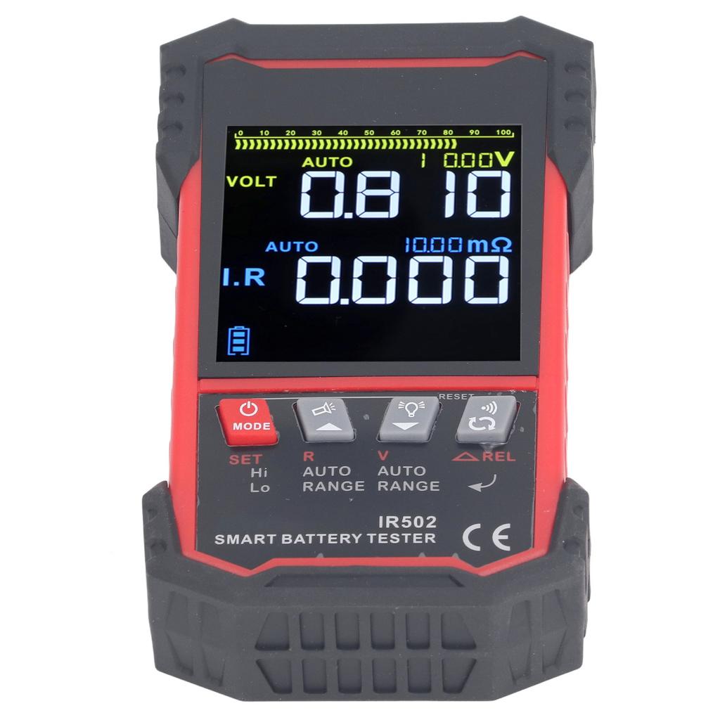 Batterie-Innenwiderstandsspannungstester für Wohnmobil, LKW, Boot, 3,2 Zoll TN-Farb-LCD-Bildschirm, DC0.00V