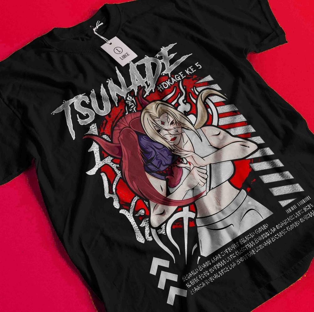 

Tsunade T-Shirt Naruto Tshirt Jiraya Shirt Madara Kakashi Itachi Uchiha Sakura BB1166 XL