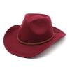 Cappello in Feltro di Lana a Tesa Larga per Uomo Donna Protezione Solare Estiva Abbigliamento Casual