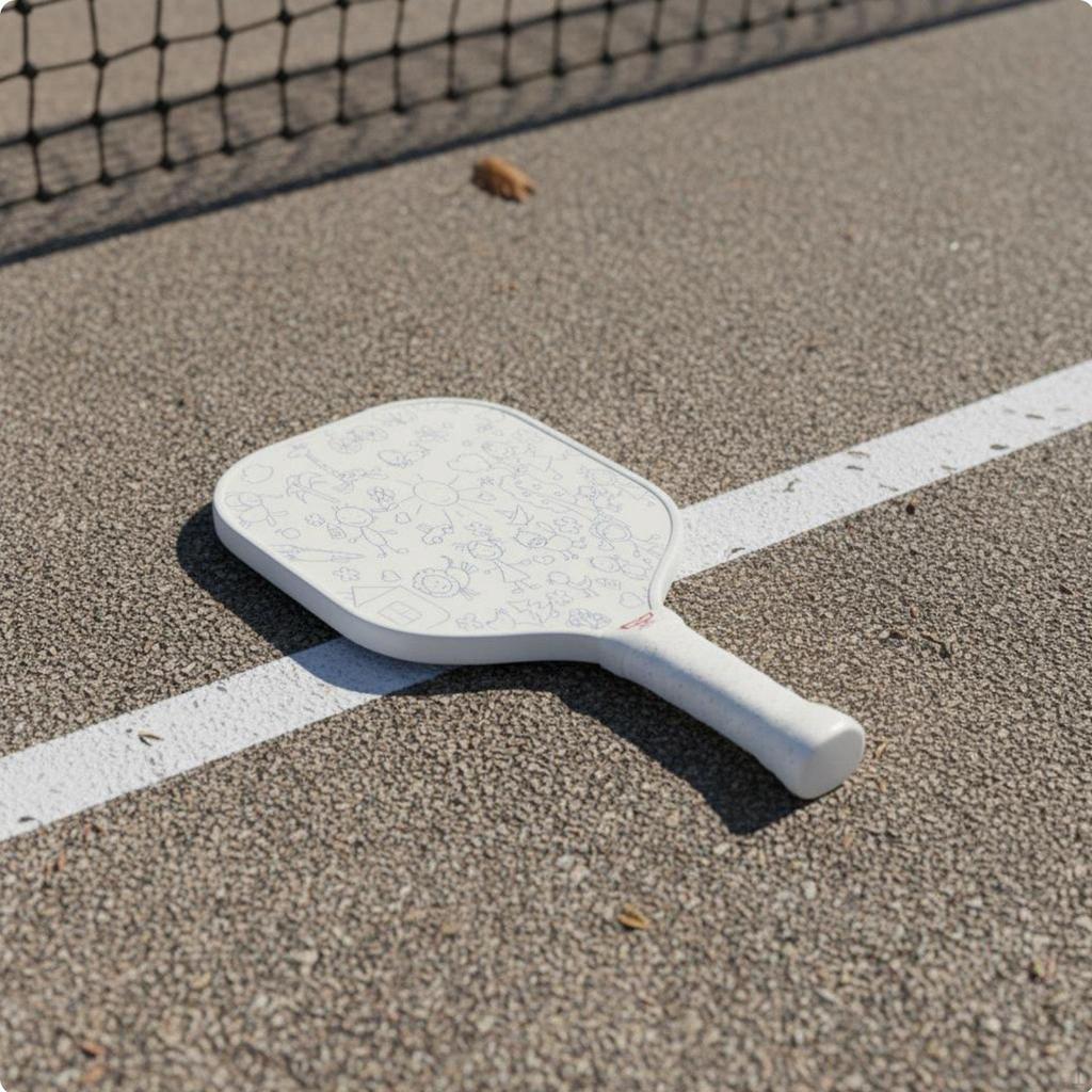 Children's Paddle Racket YoungsterFriendly Design Lightweight Athletic