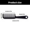 Fashion Wide Tooth Comb for Gentle Hair Management Elegant Hair Styling Tool for Travel and Daily Use