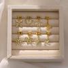 Gold Color Butterfly Bow Knot Star Swallow  Pendant Charm Links Fit 9mm Stainless Steel Bracelet DIY Making Men Women Gift