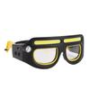 Rechargeable LED Glasses Lamp Dual Beam with Motion Sensor 5 Modes Light Up Headlamp Portable for Outdoor Running