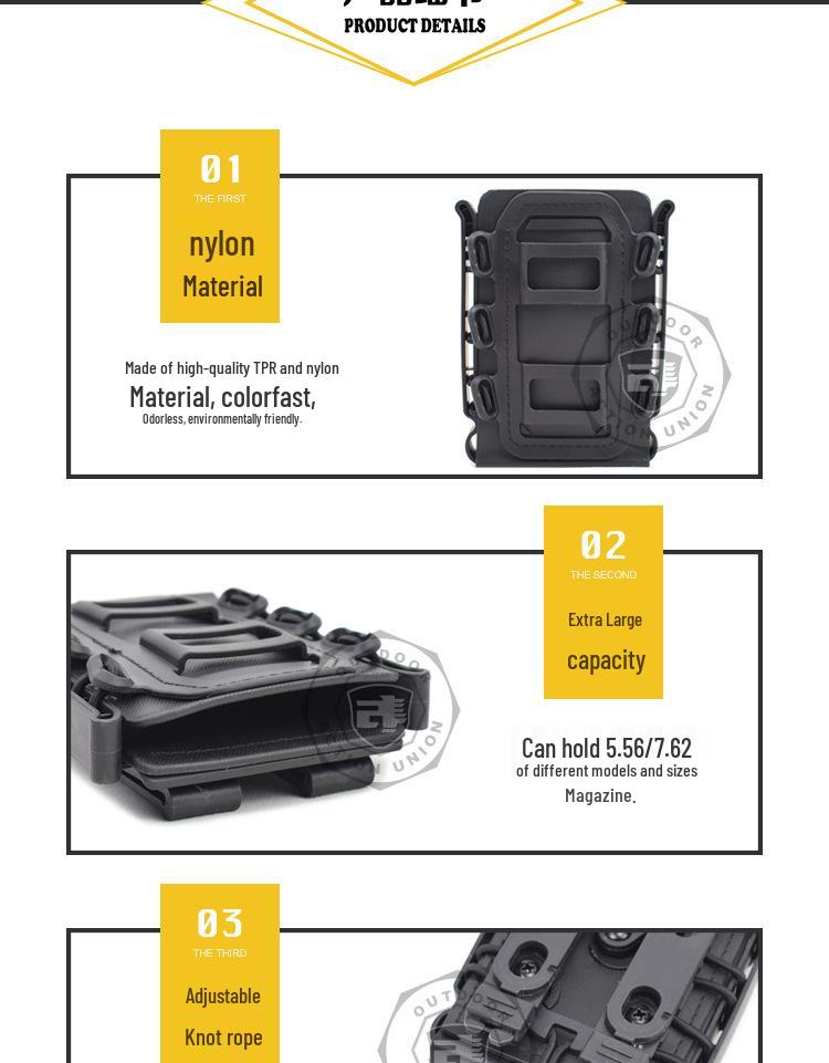 Scorpion Softshell Jacket with Universal Tactical Quick-Draw Pouch & Molle Holster, 5.56/7.62 Compatible.