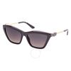 Guess Smoke Gradient Rectangular Ladies Sunglasses Gu00199 20b 56