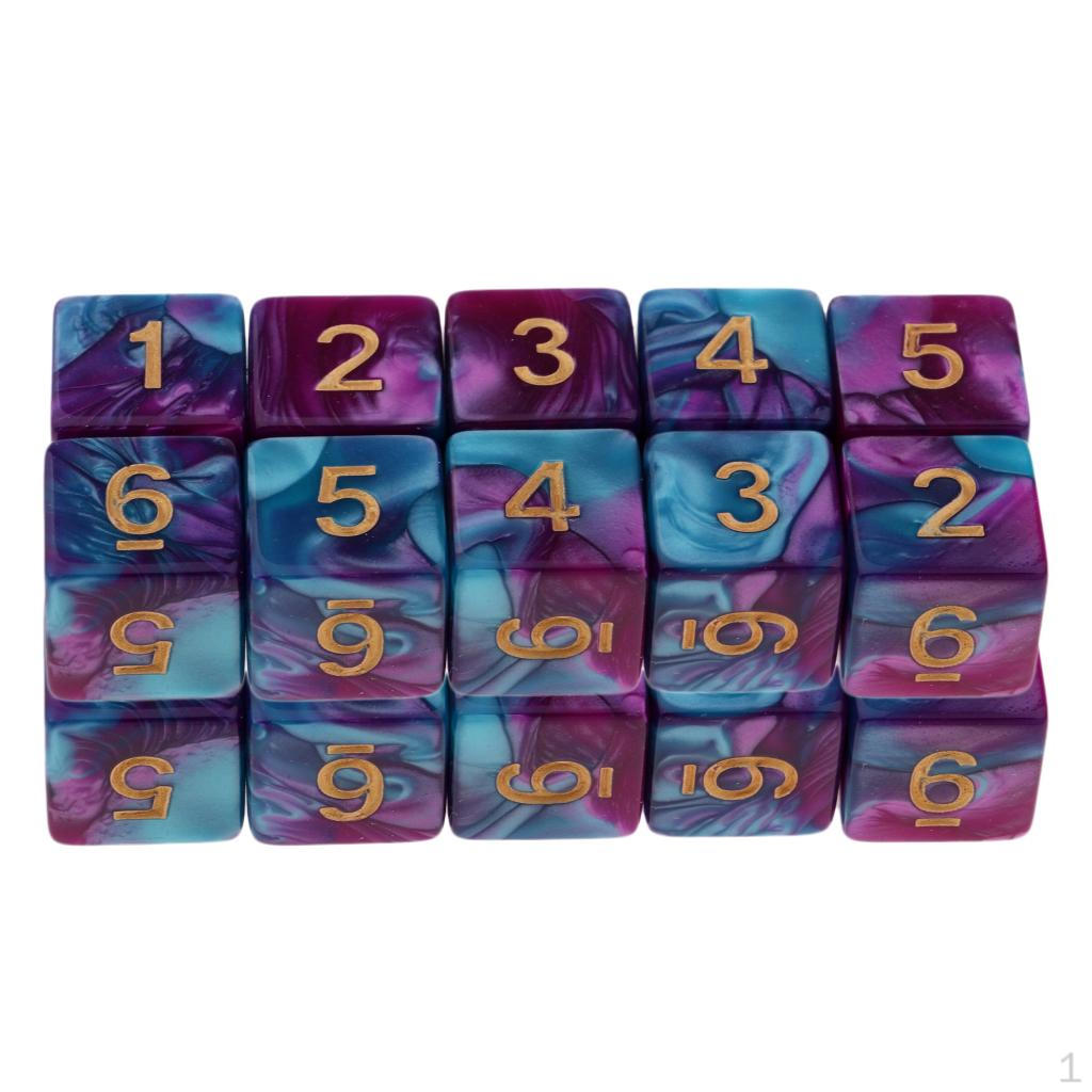 

6-гранный игровой кубик 16мм для настольных игр / обучения математике