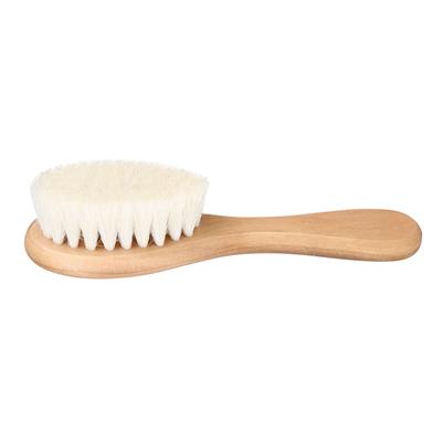  Pettine per la toelettatura   Spazzola Pettine per Bebè, Pettine Multifunzione in Pelo Naturale di Capra, Massaggio Capelli per Neonati a Casa