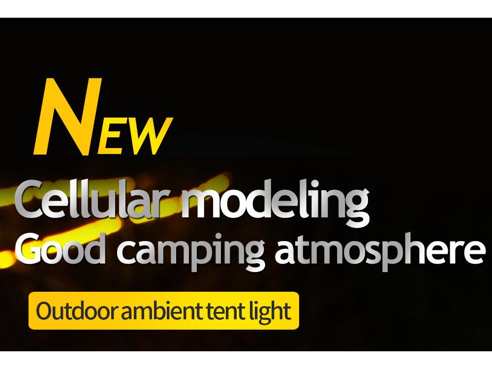 Rechargeable Telescopic Camping Lantern with Dual Color Temperature