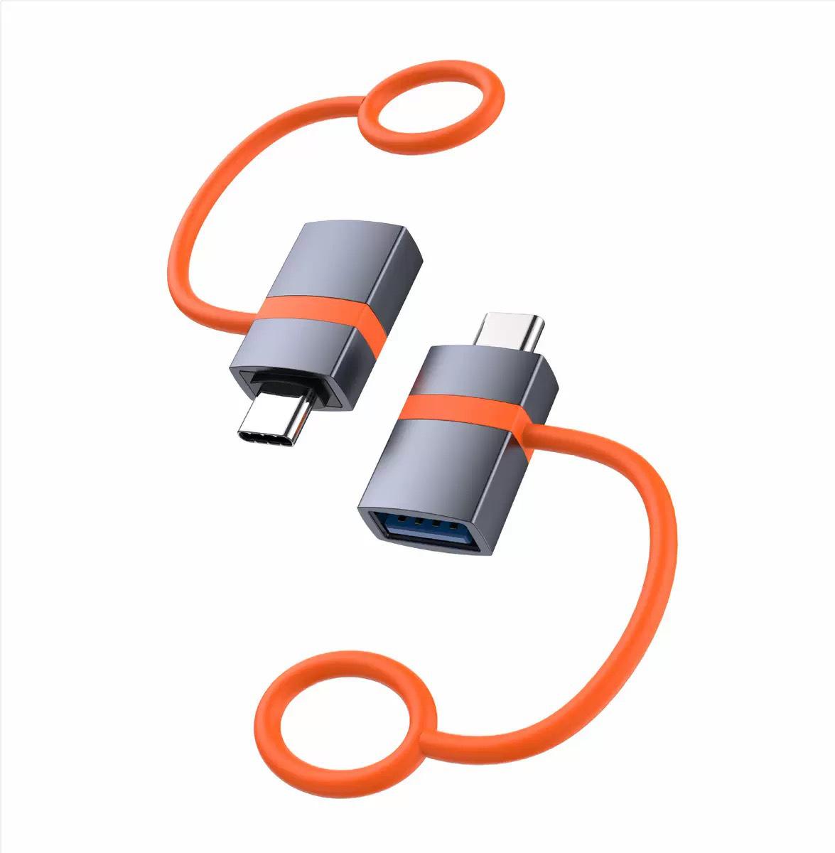 

Apple & Huawei Type-C to Lightning Adapter: PD Fast Charging & OTG USB Data Converter