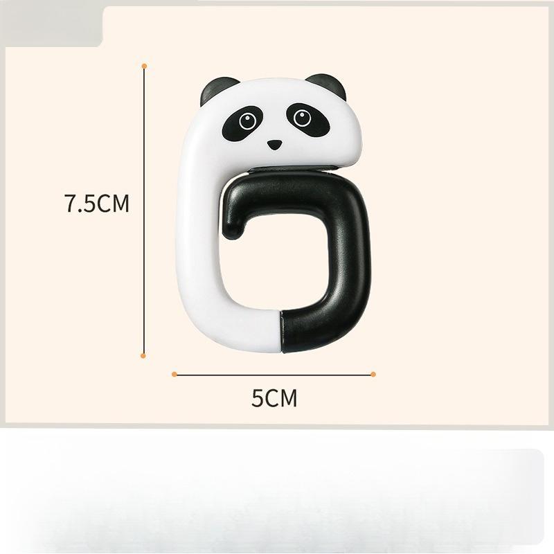

Cartoon Folding Hook Non punching and Non-marking Desktop Schoolbag Key Shopping Bag Table Non-slip Load-bearing Bag Hanger