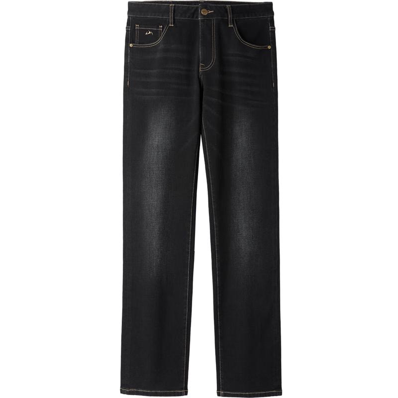 

HLA Мужские зимние джинсы из денима прямого кроя на флисовой подкладке 32