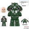 Latest Bos Game T60 Power Armor Army Officers Soldiers Figurine Machine Gun Model Construction Blocks Kids Toys Gifts Young Boys Girls Juguetes
