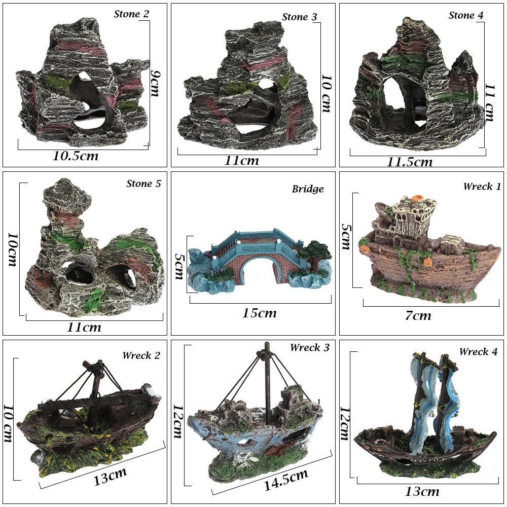 Tonące Drewno Akcesoria do Ogrodnictwa Kryjówki dla Ryb Dekoracja Akwarium Artykuły dla Zwierząt Domowy Wystrój Ornament Akwariowy