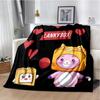 New Style Lankybox Boxy Foxy Rocky Cartoon Blanket,Soft Throw Blanket for Home Bedroom Bed Sofa Travel Picnic Cover Kid