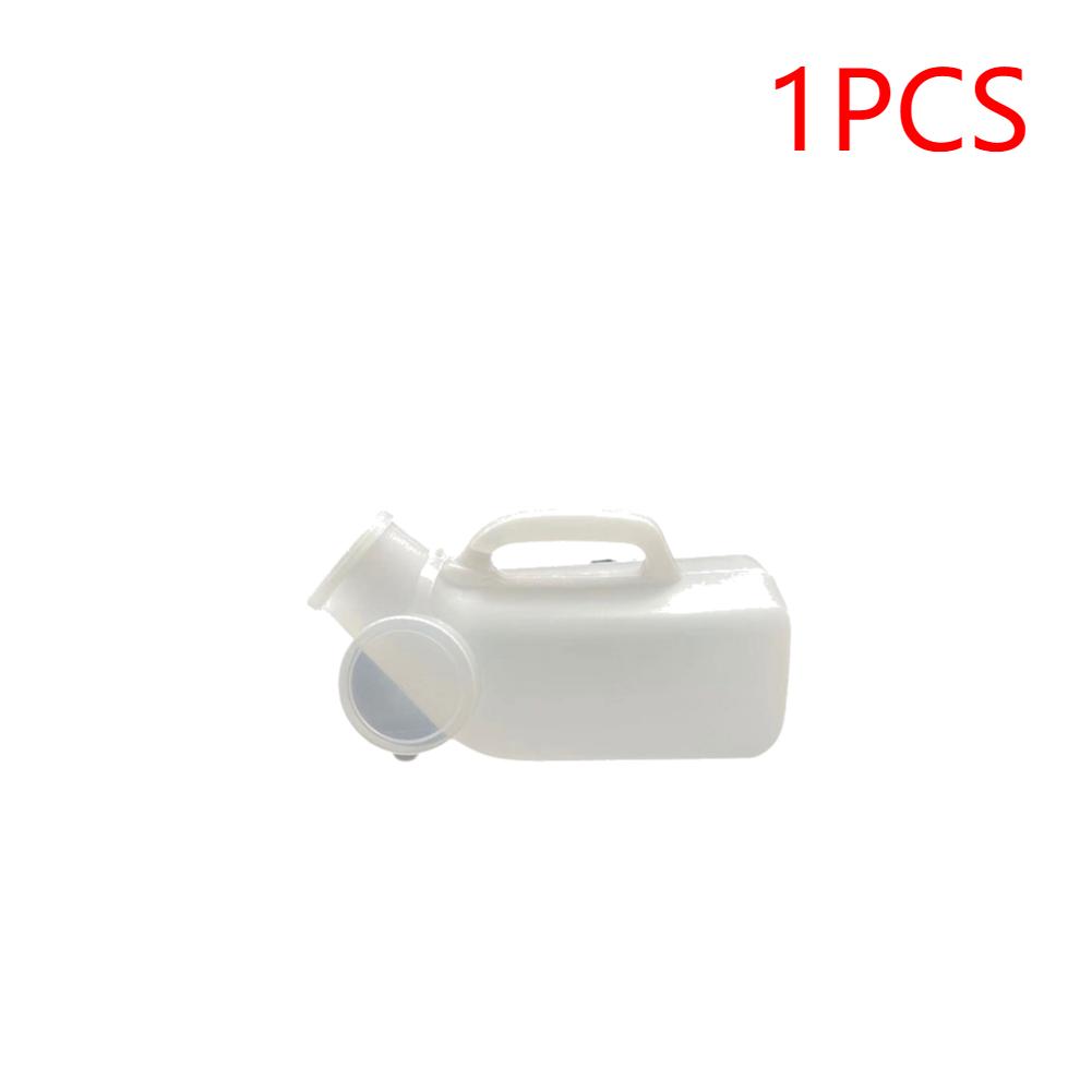 1-5Pcs 1200ml Pee Bottle Spill Proof Portable Urinal Plastic Mens Bedpan Bottle with Lid for Car Elderly and Incontinence