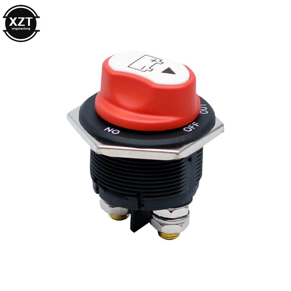 1PC 50 100 200A Car Battery Race Rally Switch 12V Battery Disconnector Isolator Cut Off Switch Kit For RV Motorcycle Truck Boat