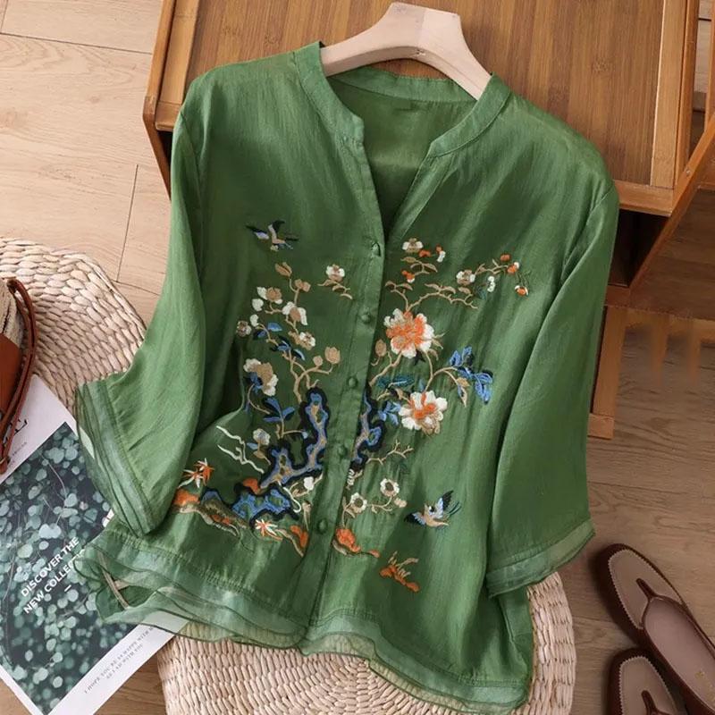 T-shirt for Women Summer Cotton T-shirt Soft Loose Printed Casual Comfortable Pullover T-shirt Top