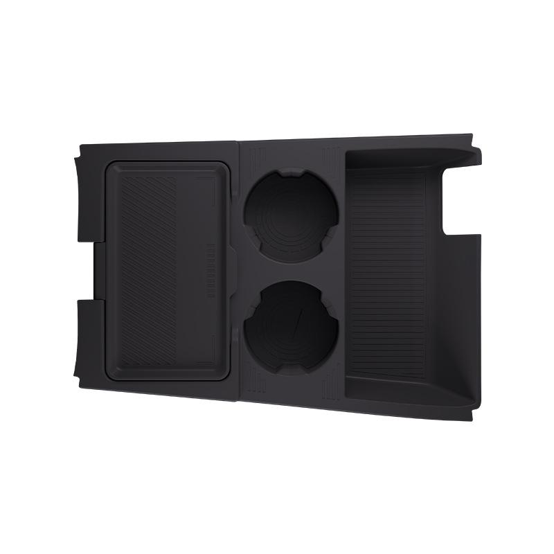 Haoyue L Center Console Silicone Storage & Glasses Holder for 25 Models
