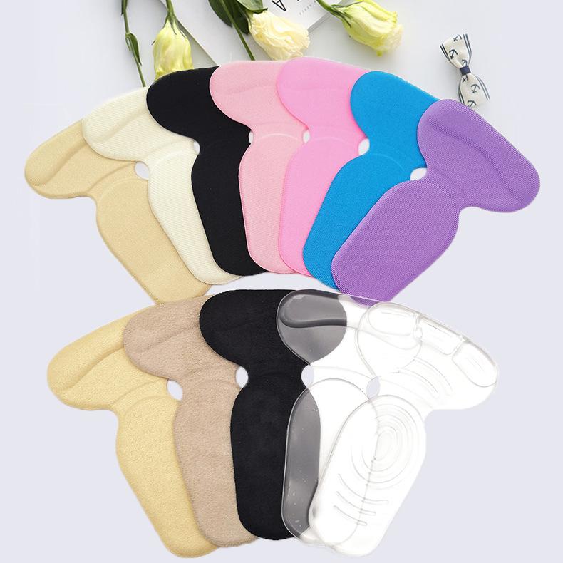 Transparent Silicone Anti-Friction Heel Grips - Invisible, Self-Adhesive Pads for Women's Shoes