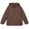 Plus Size L-5XL Fashion Female Coat Winter Jackets Hooded Loose Thick Warm Middle Age Women Parkas